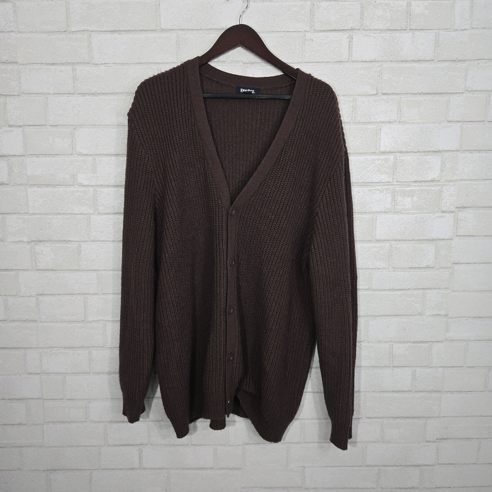 King Size vintage cozy cardigan sweater - Picture 8 of 16